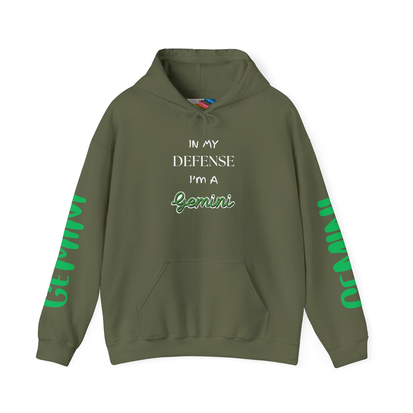Gemini Double Trouble Fun Hoodie, Zodiac Gift, Astrology Pullover, Dual Personality Sweatshirt, Astrological Sign Apparel, Unique Apparel