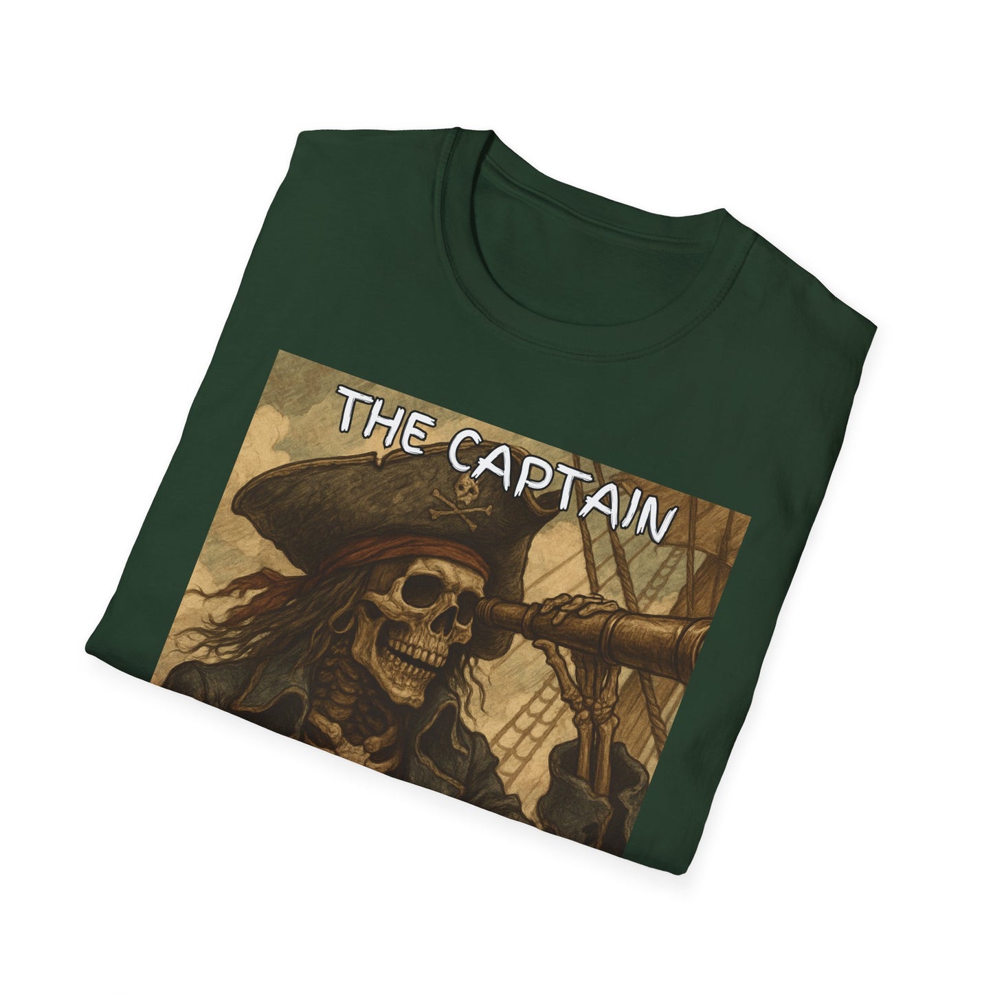 The Captain Of Bad Decisions Funny Pirate T-Shirt