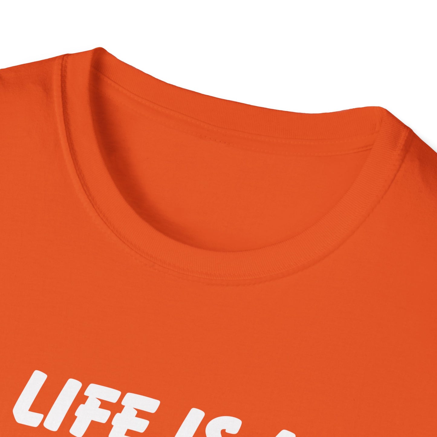 Life Is A STD And It's Terminal Unisex Softstyle T-Shirt, Funny Life Quote Tee, Humorous Graphic Shirt, Sarcastic Tee, Novelty Top, Gift Tee