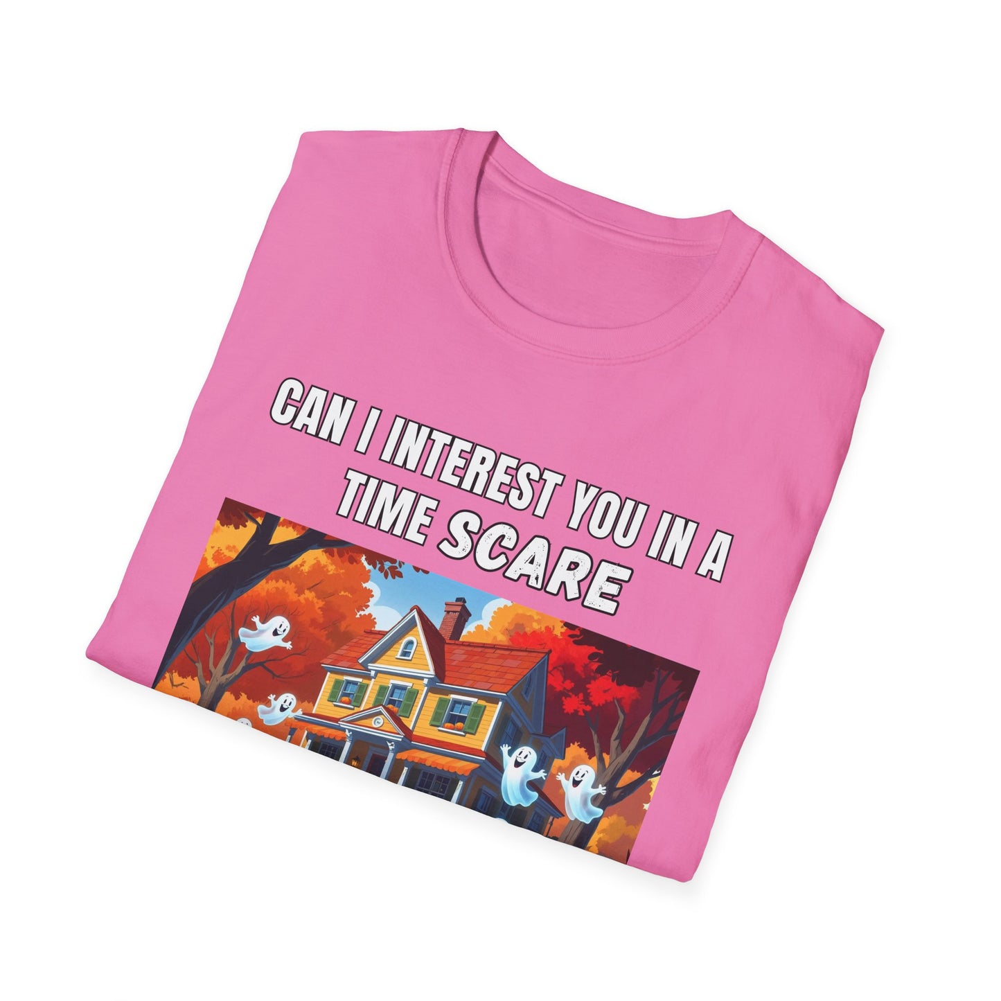 Ghosts Time Scare Funny Halloween T-Shirt