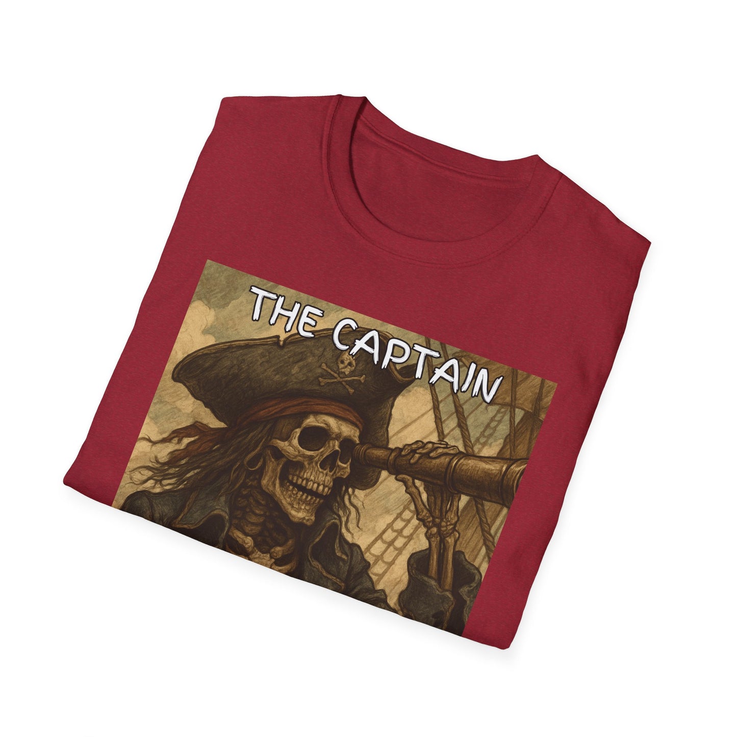 The Captain Of Bad Decisions Funny Pirate T-Shirt