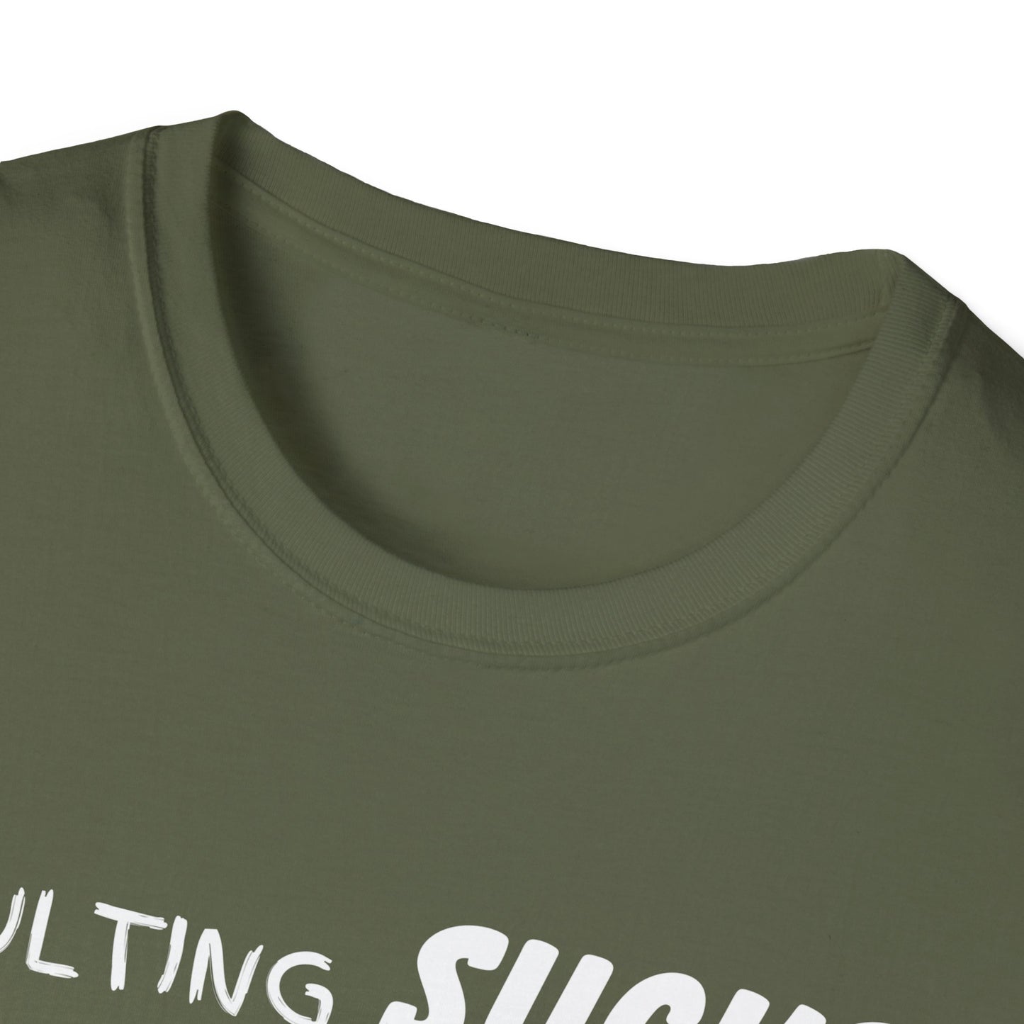 Adulting Sucks Gaming Helps Unisex Softstyle T-Shirt, Funny Tee, Video Game Lover Gift, Escape Reality Shirt, Gamer Apparel, Video Games