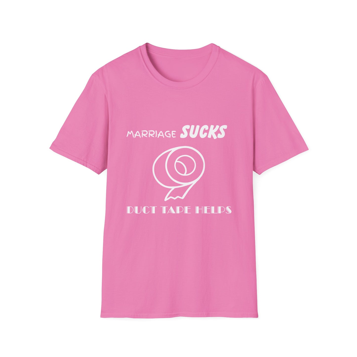 Marriage Sucks Duct Tape Helps T-Shirt, Humorous Relationship Tee, Gag Gift for Couples, Sarcastic Graphic Tee, Gifts For Men, Couples Humor