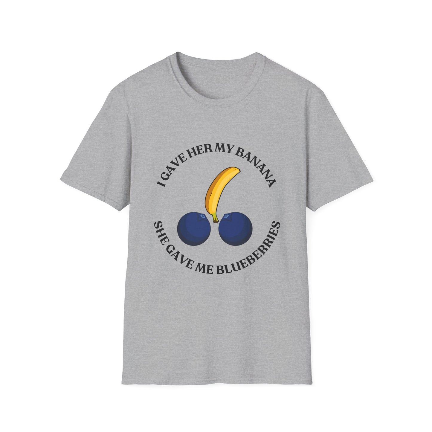Blue Balls T-Shirt, She Gave Me Blueberries T-Shirt, Women Blue Balling Men T-Shirt, Sarcastic Tee, Humorous Graphic Shirt, Gift for Him