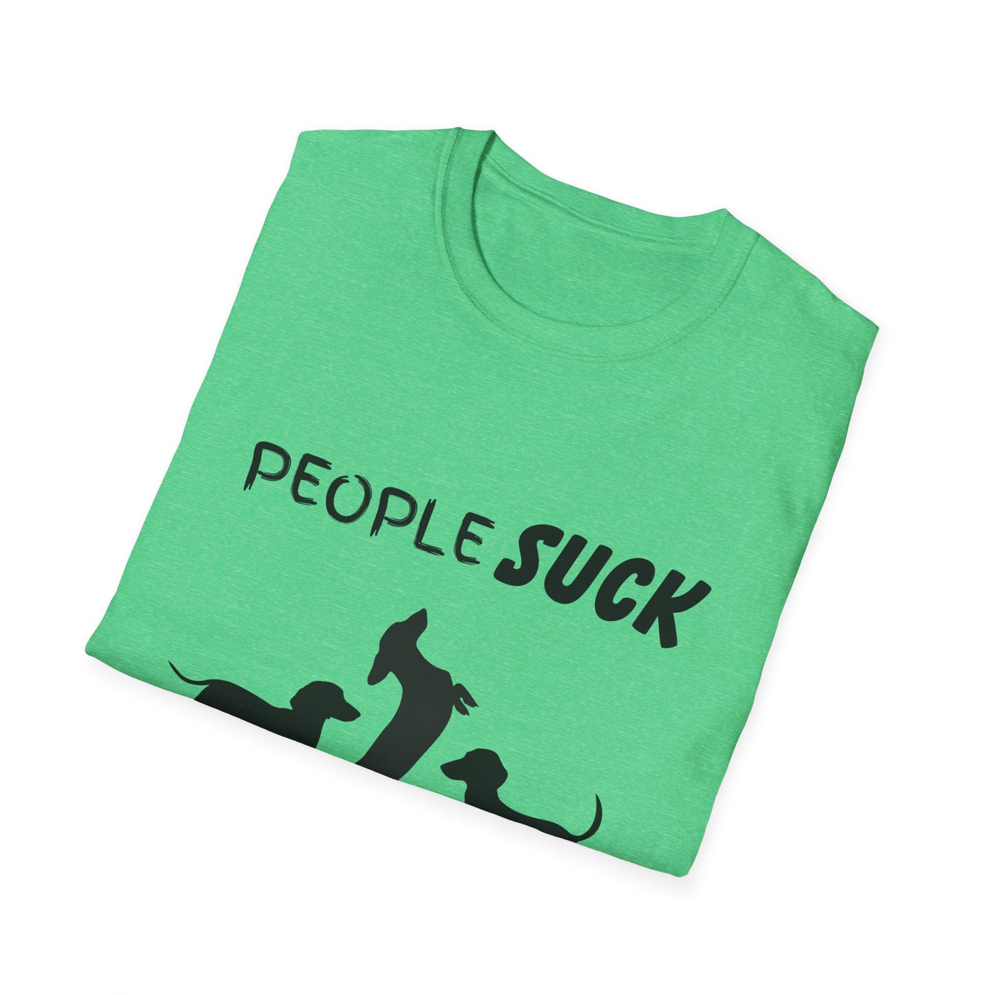 People Suck Wieners Help Unisex T-Shirt, Sarcastic Dog Lover Tee, Humorous Animal Graphic Top, Dog Rescue Shirt, Pet Owner Gift, Dachshund
