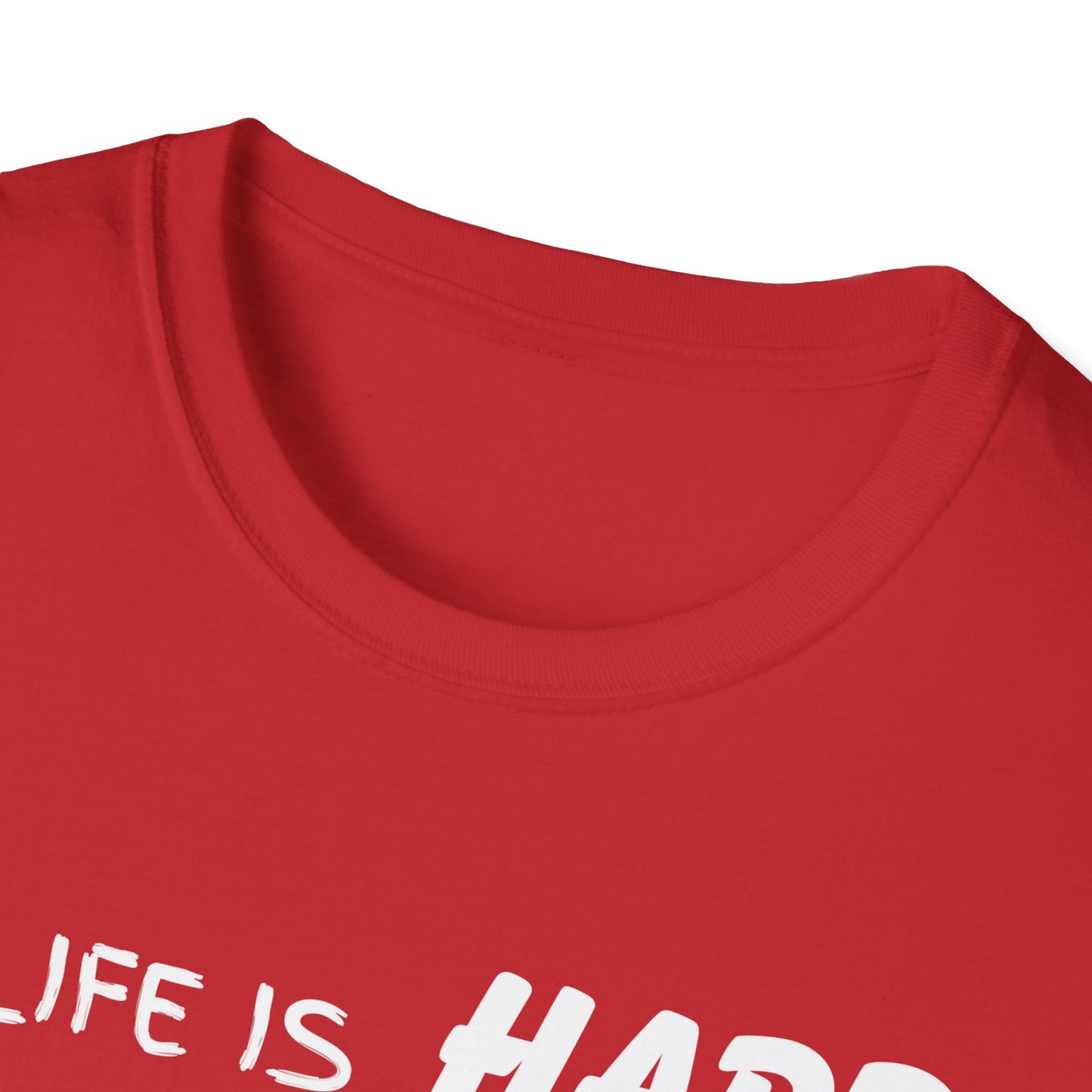 Life Is Hard Yoga Helps Unisex T-Shirt, Funny Yoga Tee, Peaceful Life Shirt, Yoga Lover Gift, Yoga Quote Top, Yogi Shirt, Gift For Yogis
