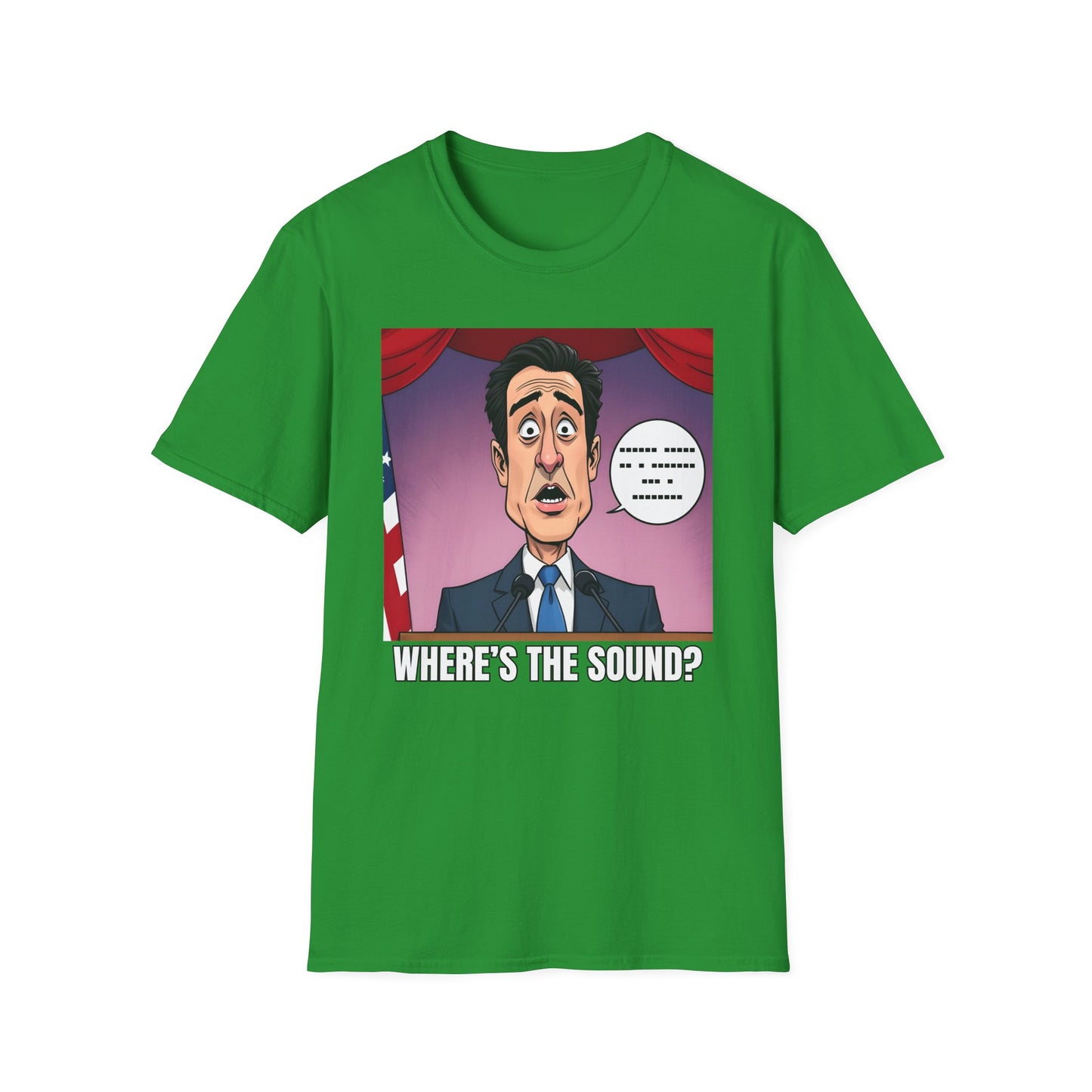 Political Shirt Newsom Started A Speech Without Sound T-Shirt