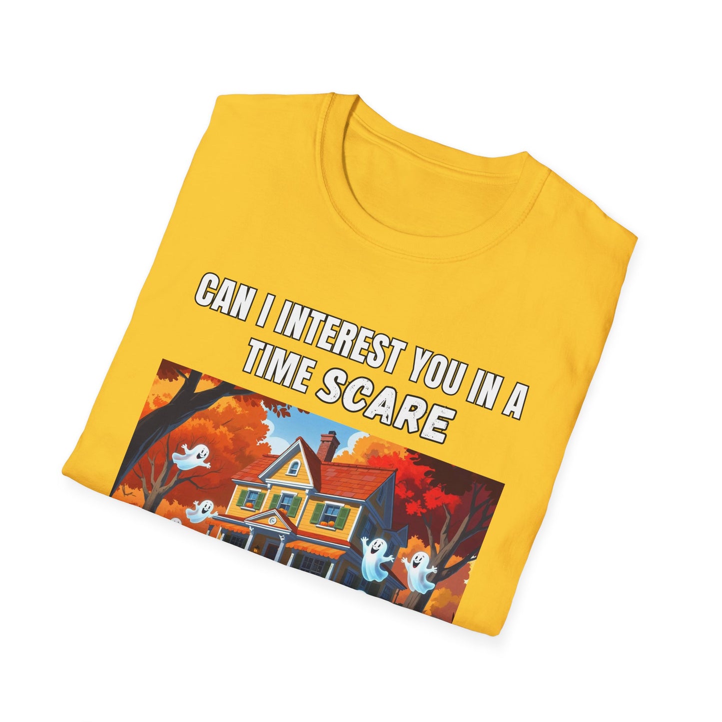 Ghosts Time Scare Funny Halloween T-Shirt