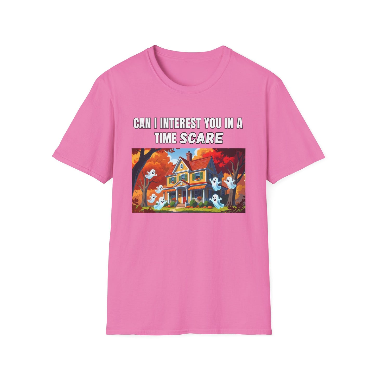 Ghosts Time Scare Funny Halloween T-Shirt