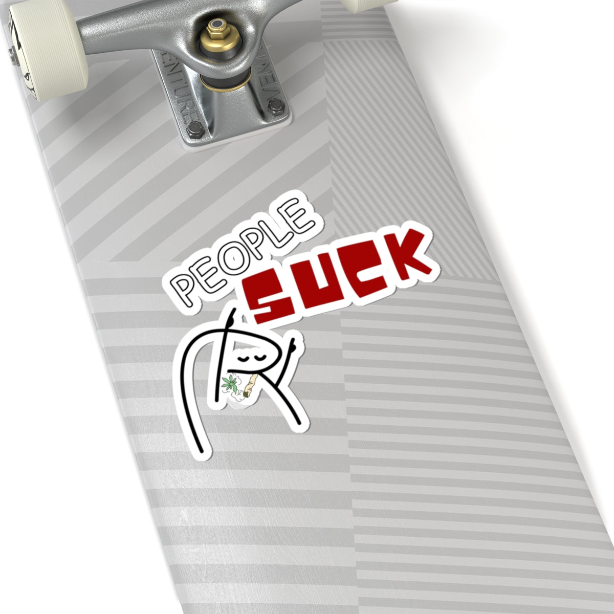People Suck Kiss-Cut Sticker