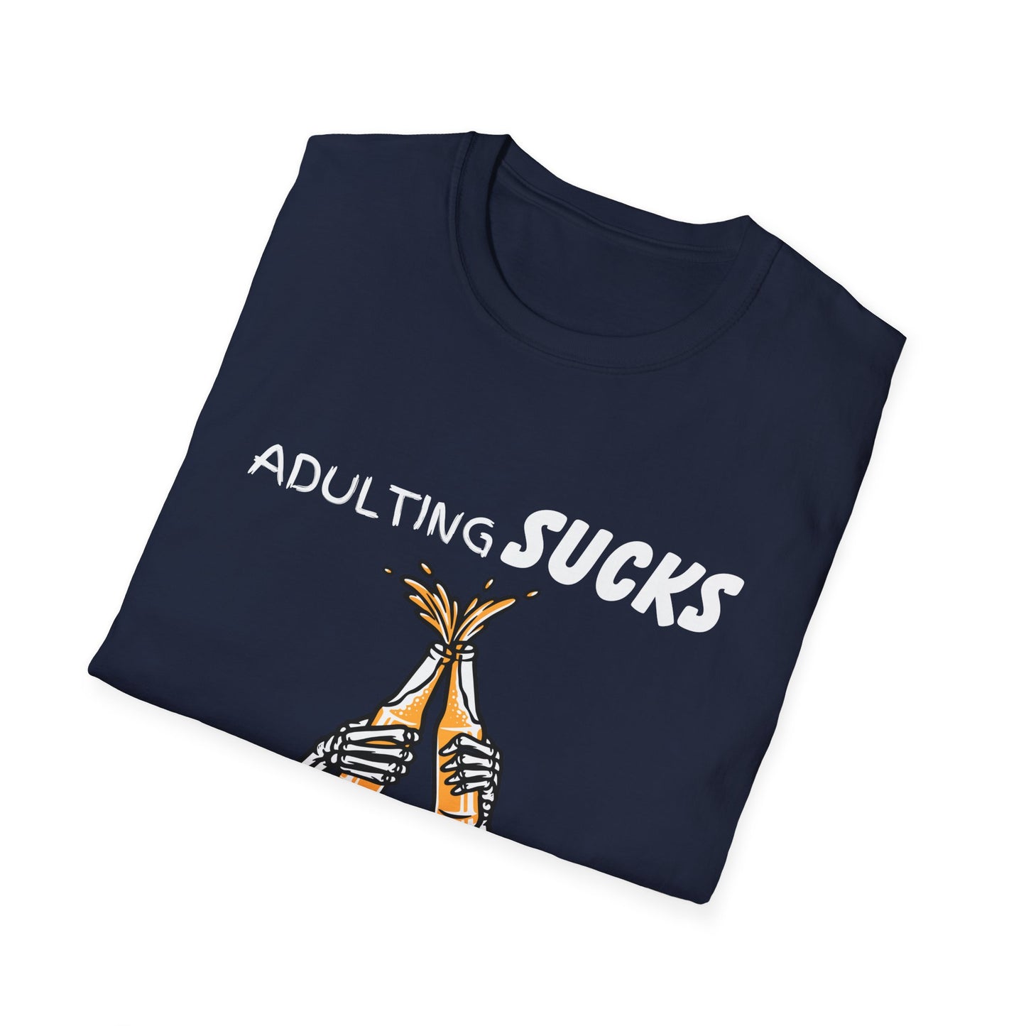Adulting Sucks Beer Helps T-Shirt
