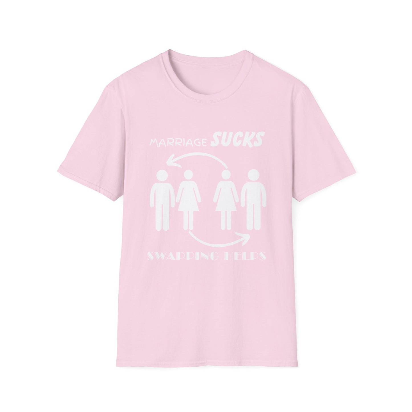Marriage Sucks Swapping Helps Shirt, Adult Humor T-Shirt, Sarcastic Gift, Shirts for Adults, Swinging, Couple's Humor, Anniversary Gift