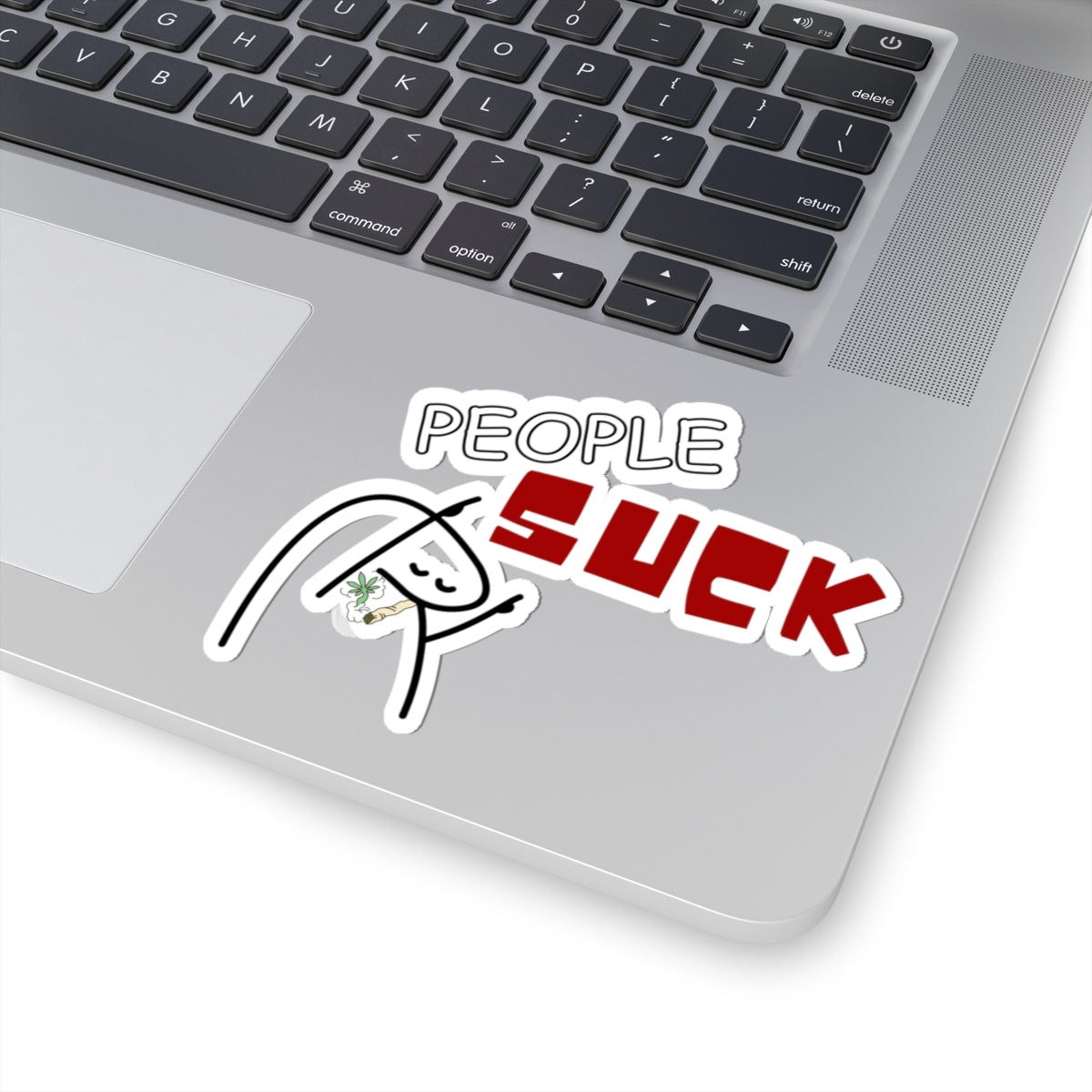 People Suck Kiss-Cut Sticker