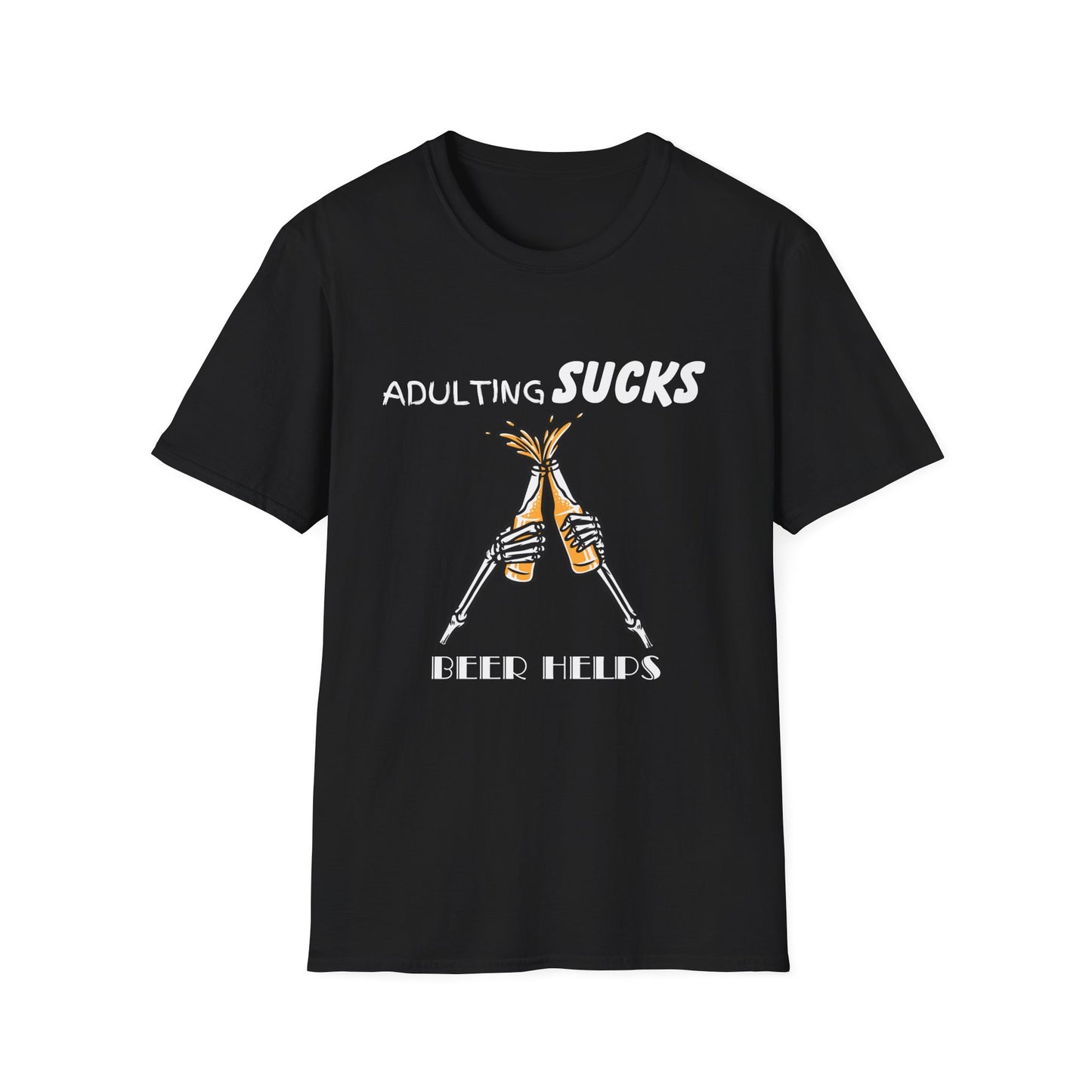 Adulting Sucks Beer Helps T-Shirt