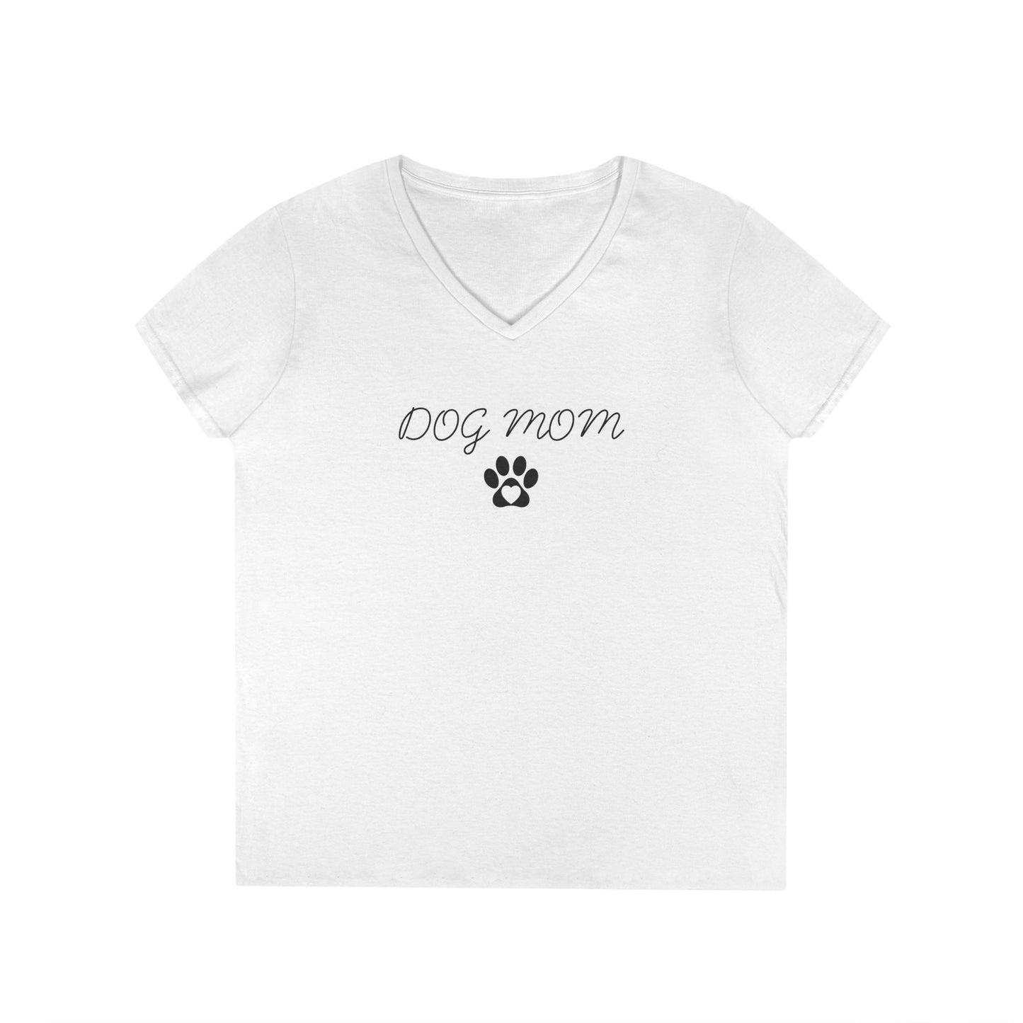 Dog Mom V-Neck T-Shirt