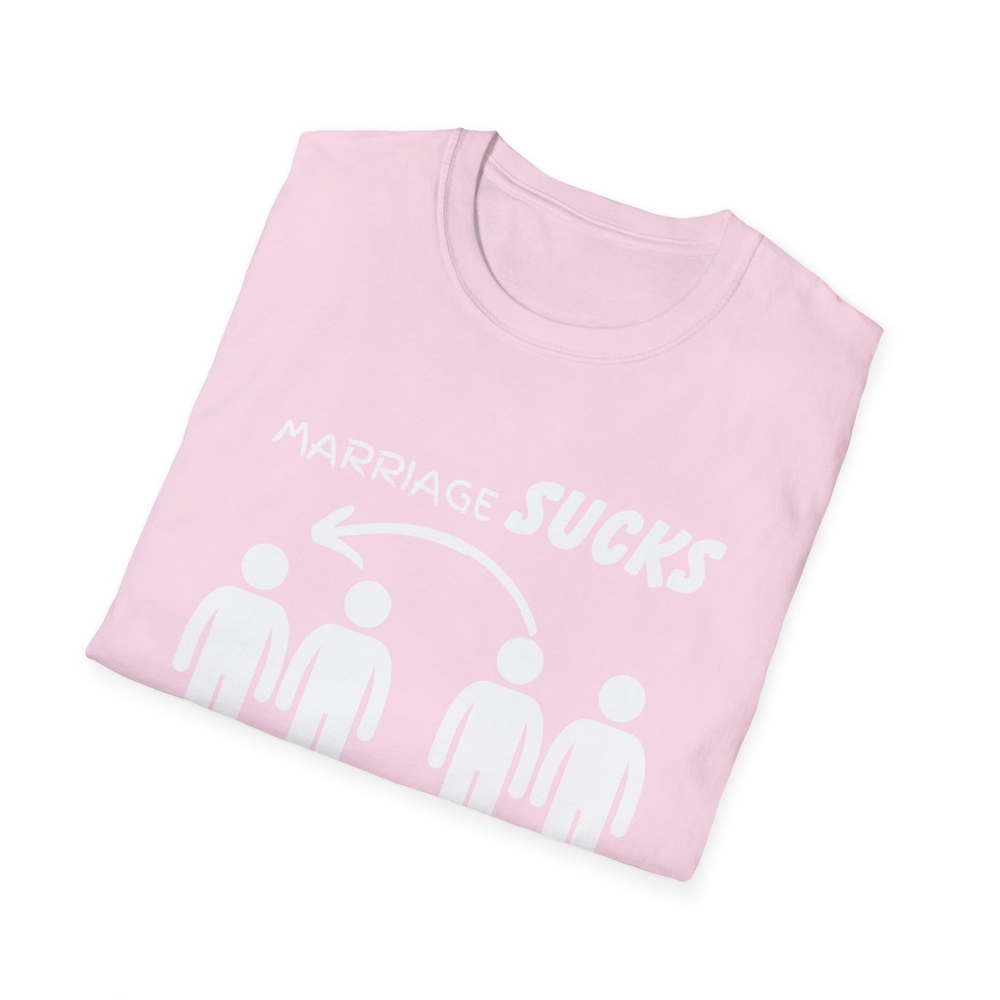 Marriage Sucks Swapping Helps Shirt, Adult Humor T-Shirt, Sarcastic Gift, Hilarious Tee for Adults, LGBT, LGBTQIA+, Gay Shirt, Funny Tee