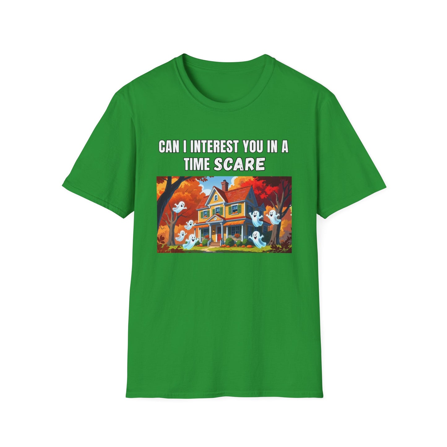 Ghosts Time Scare Funny Halloween T-Shirt