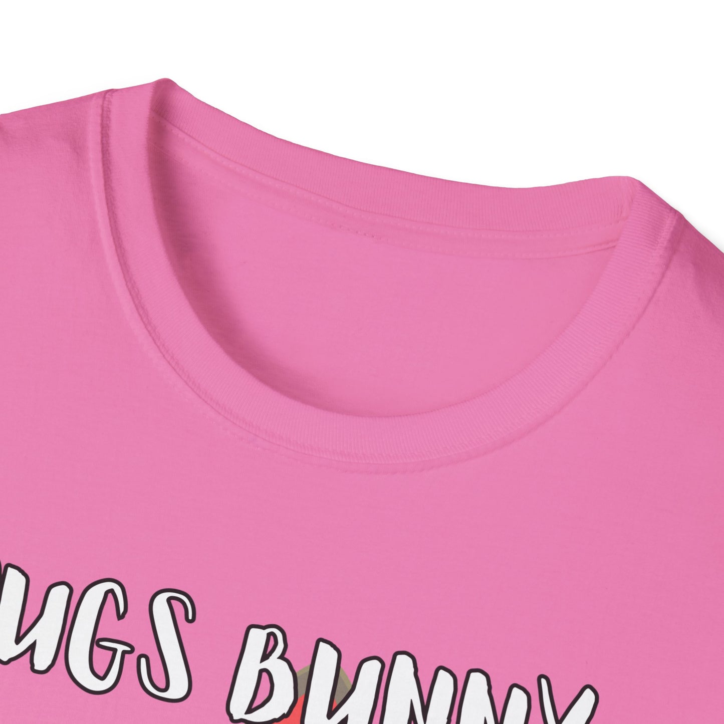 Pugs Bunny Unisex Tee, Funny Cartoon Dog Lover Shirt, Cute Pug Graphic Top, Animal Pet Gift, Softstyle T-Shirt, Looney Tunes Parody, Gift