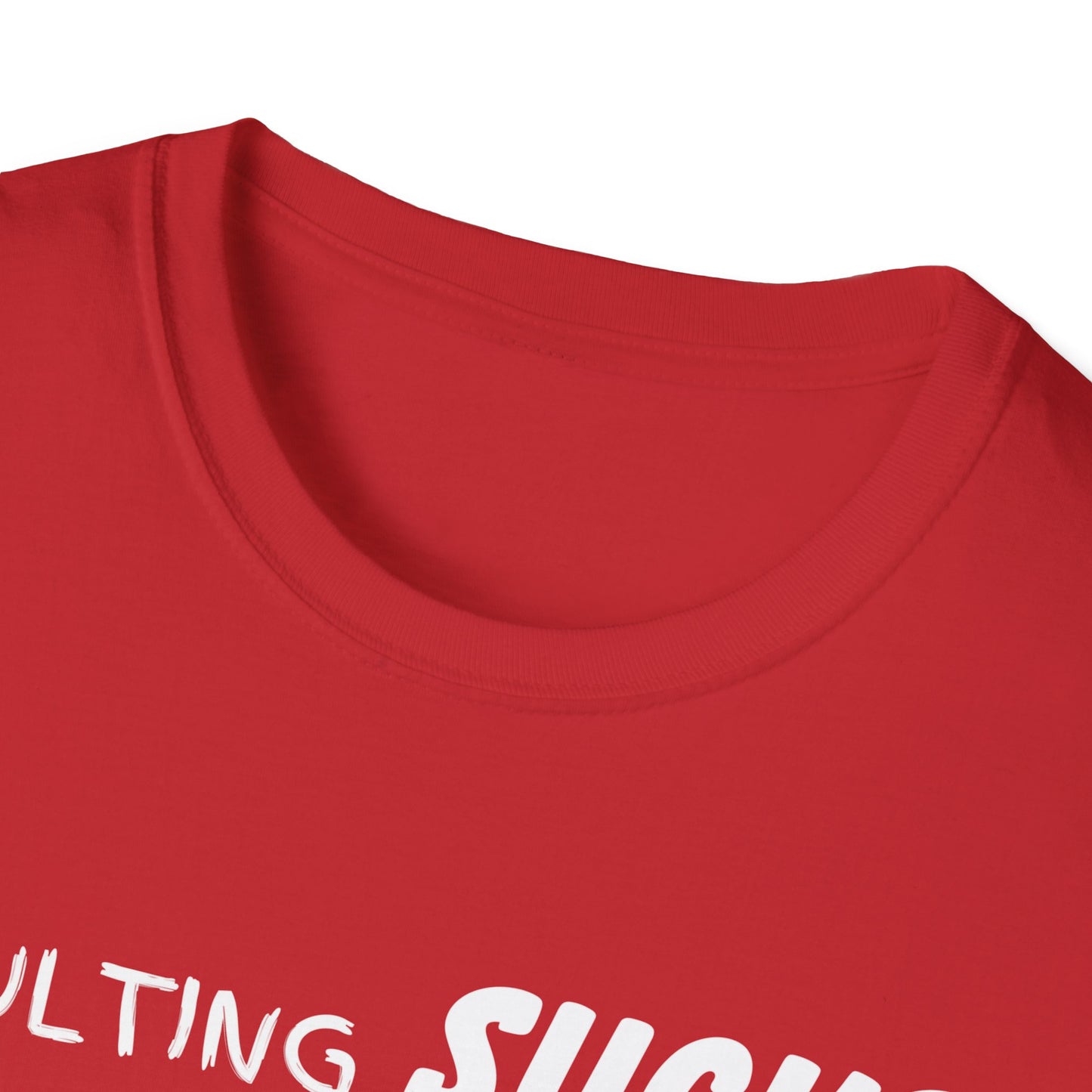 Adulting Sucks Gaming Helps Unisex Softstyle T-Shirt, Funny Tee, Video Game Lover Gift, Escape Reality Shirt, Gamer Apparel, Video Games