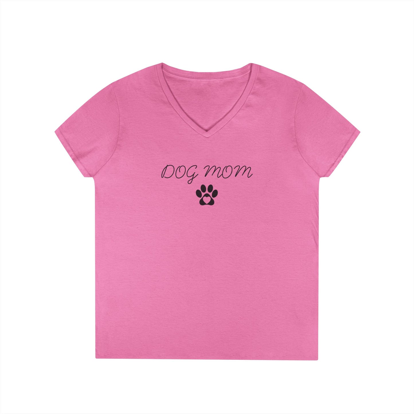 Dog Mom V-Neck T-Shirt