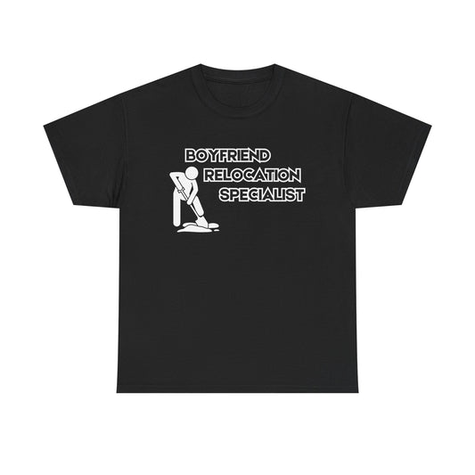 Funny Protective Parents Unisex Heavy Cotton Tee for Scaring Boyfriends, Humorous Tee, Family Joke Shirt, Parenting Gift, Funny Graphic Tee