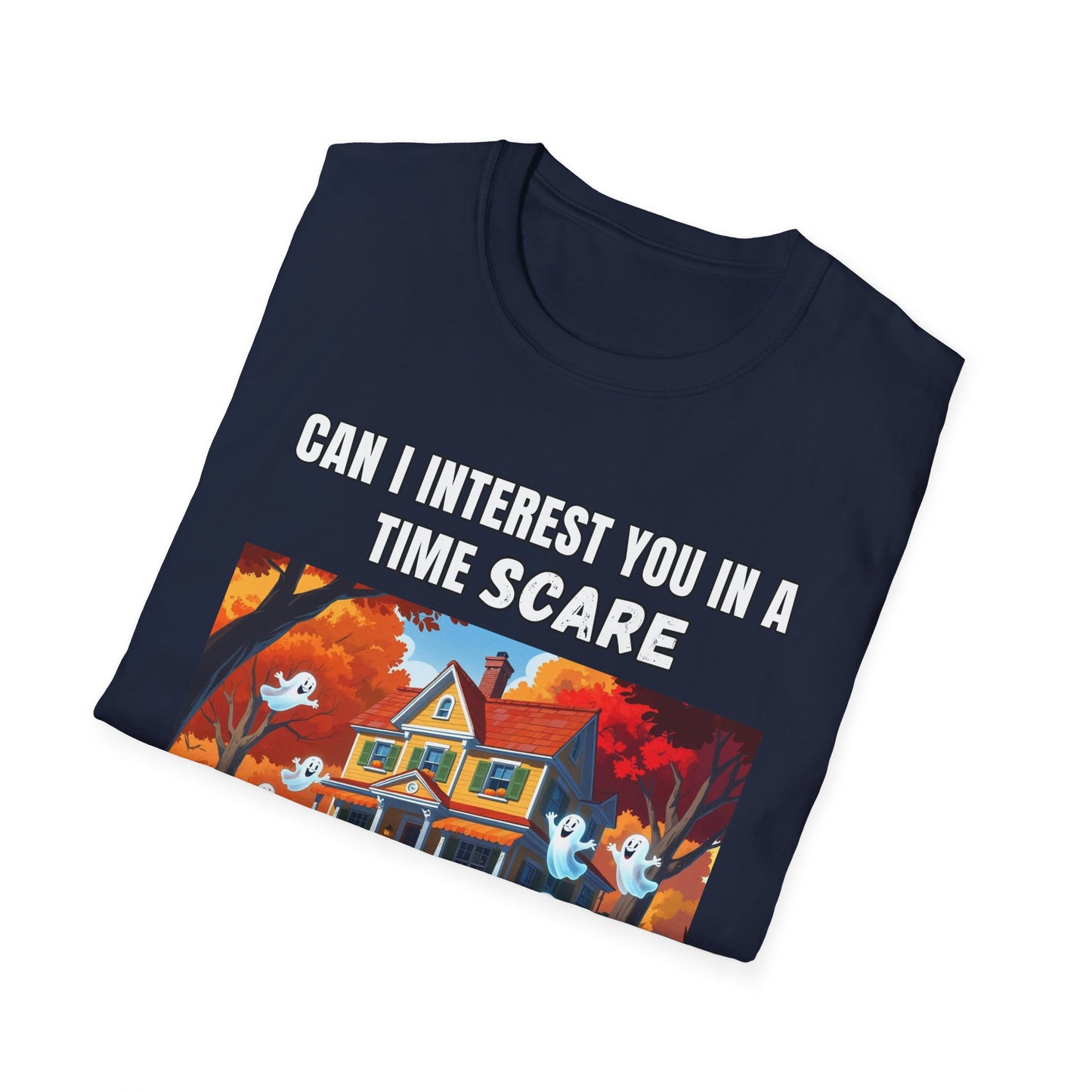 Ghosts Time Scare Funny Halloween T-Shirt