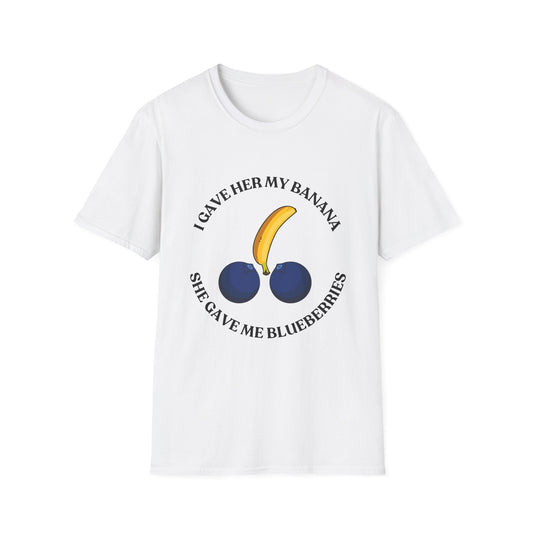 Blue Balls T-Shirt, She Gave Me Blueberries T-Shirt, Women Blue Balling Men T-Shirt, Sarcastic Tee, Humorous Graphic Shirt, Gift for Him