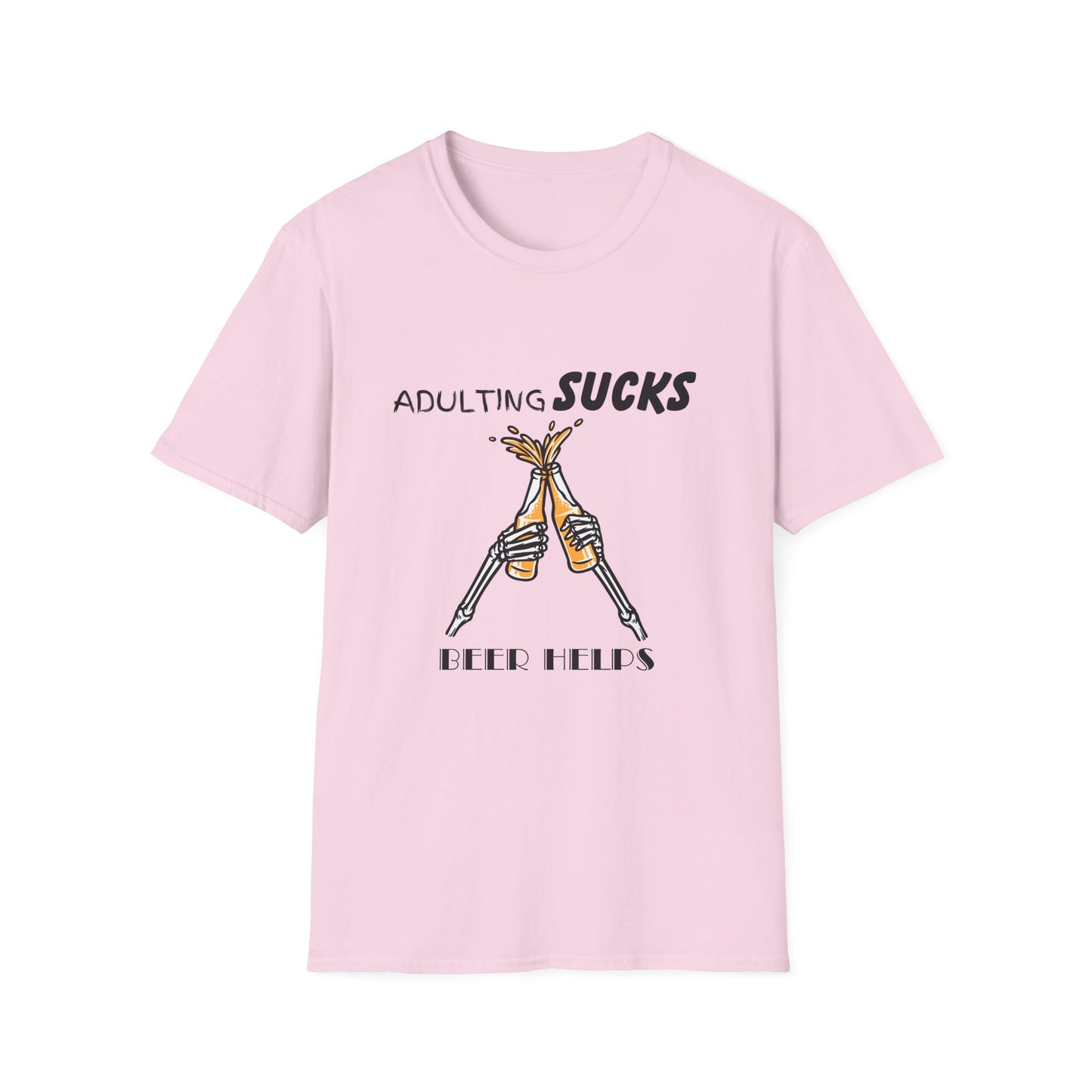 Adulting Sucks Beer Helps T-Shirt