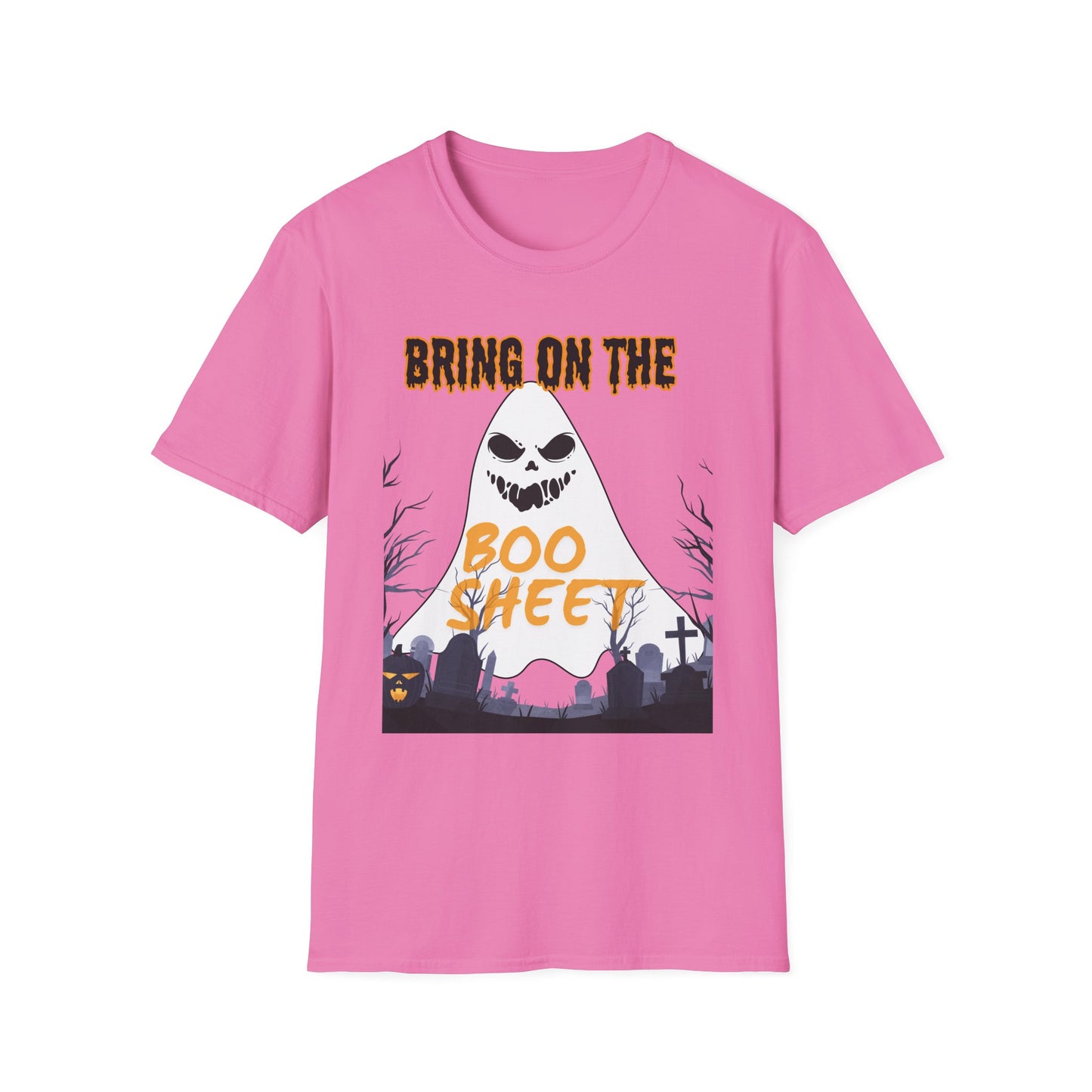 Bring On The Boo Sheet Funny Halloween T-Shirt