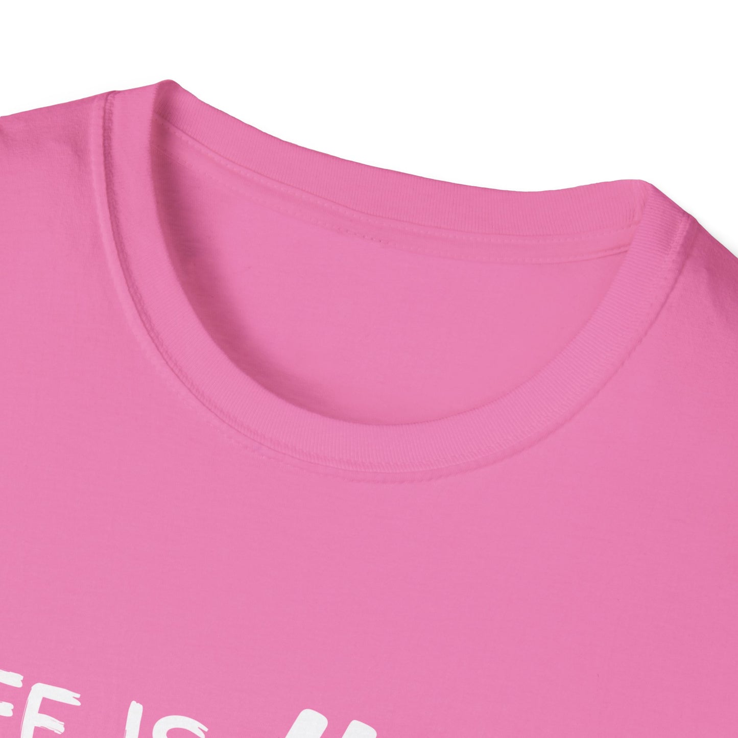 Life Is Hard Meditation Helps Unisex T-Shirt, Yoga Tee, Mindfulness Shirt, Stress Relief Top, Zen Clothing, Relaxation Apparel, Yogi Tee