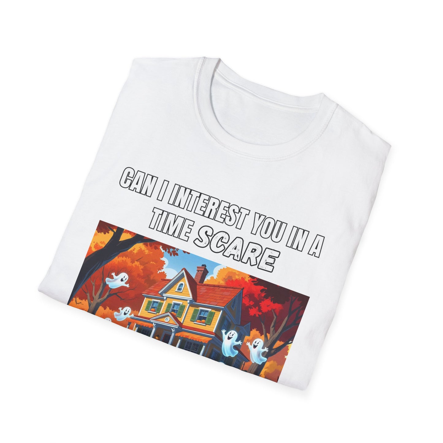 Ghosts Time Scare Funny Halloween T-Shirt
