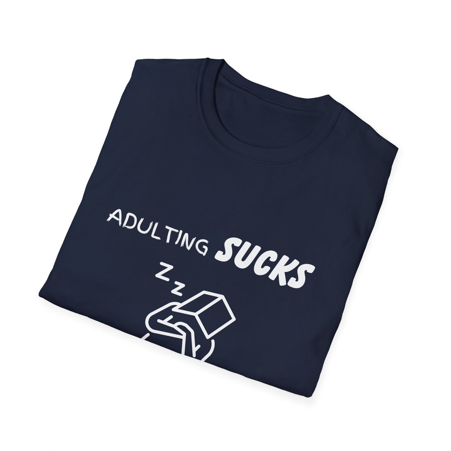 Adulting Sucks Napping Helps Shirt, Adult Humor T-Shirt, Sarcastic Gift, Hilarious Tee for Adults, Comedic Shirt for Stress Relief, Napping