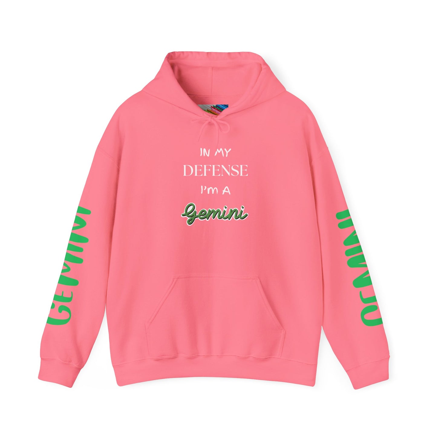 Gemini Double Trouble Fun Hoodie, Zodiac Gift, Astrology Pullover, Dual Personality Sweatshirt, Astrological Sign Apparel, Unique Apparel