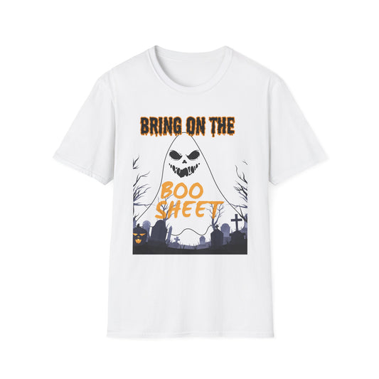 Bring On The Boo Sheet Funny Halloween T-Shirt