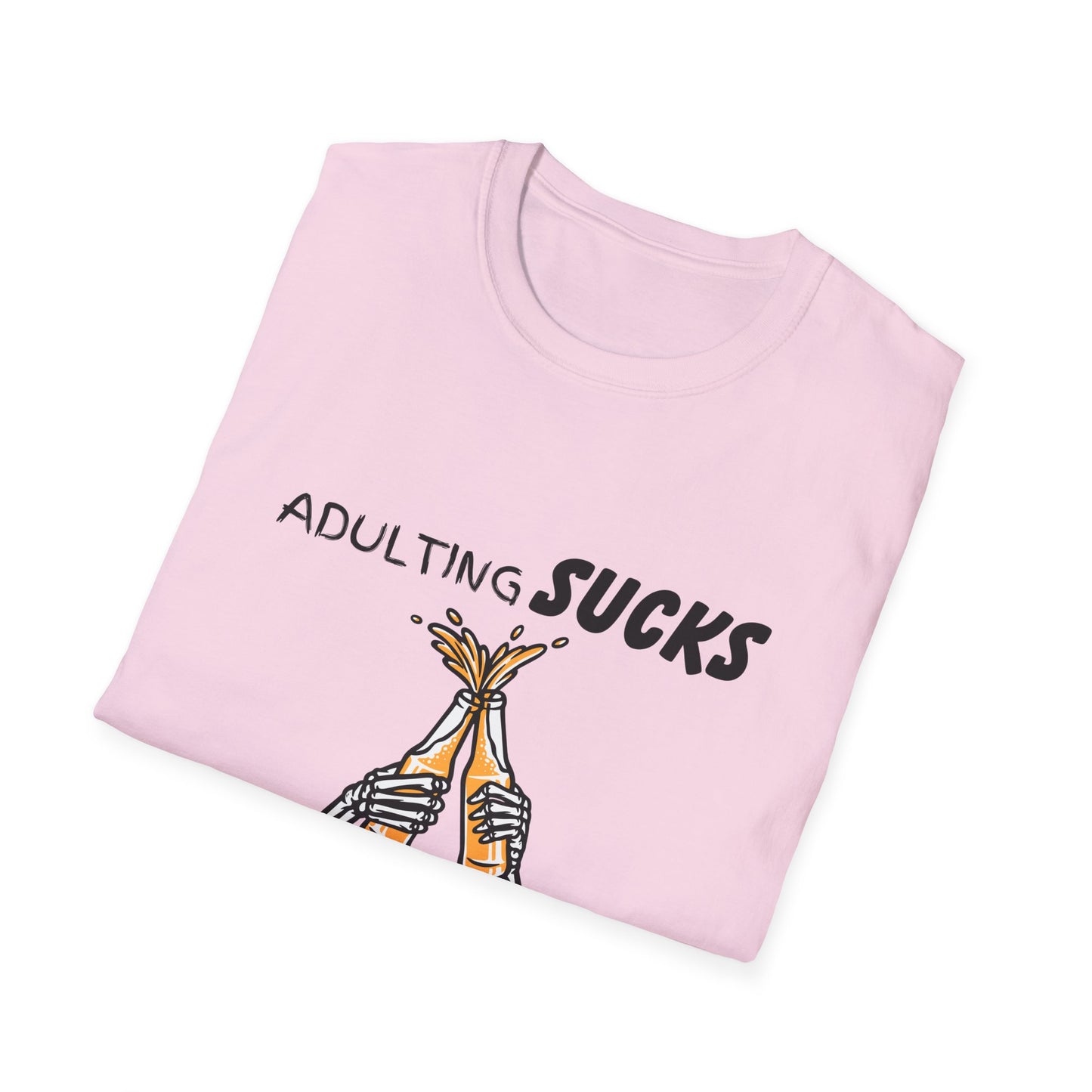 Adulting Sucks Beer Helps T-Shirt