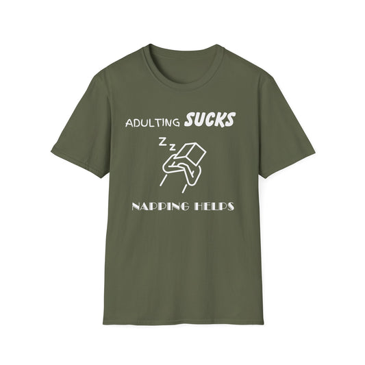 Adulting Sucks Napping Helps T-Shirt