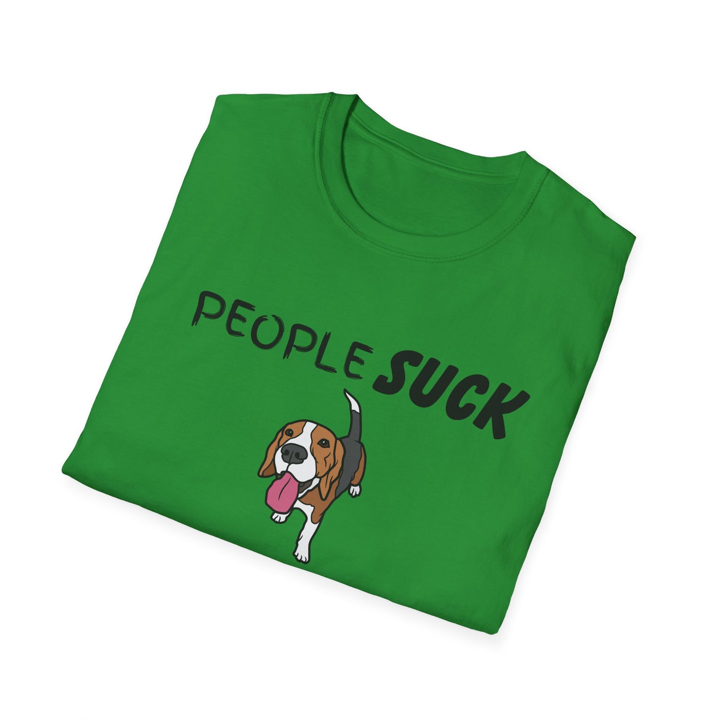 People Suck Beagles Help Unisex T-Shirt, Sarcastic Dog Lover Tee, Animal Humor, Dog Rescue Shirt, Pet Owner Gift, Beagle T-Shirt, Beagle Tee