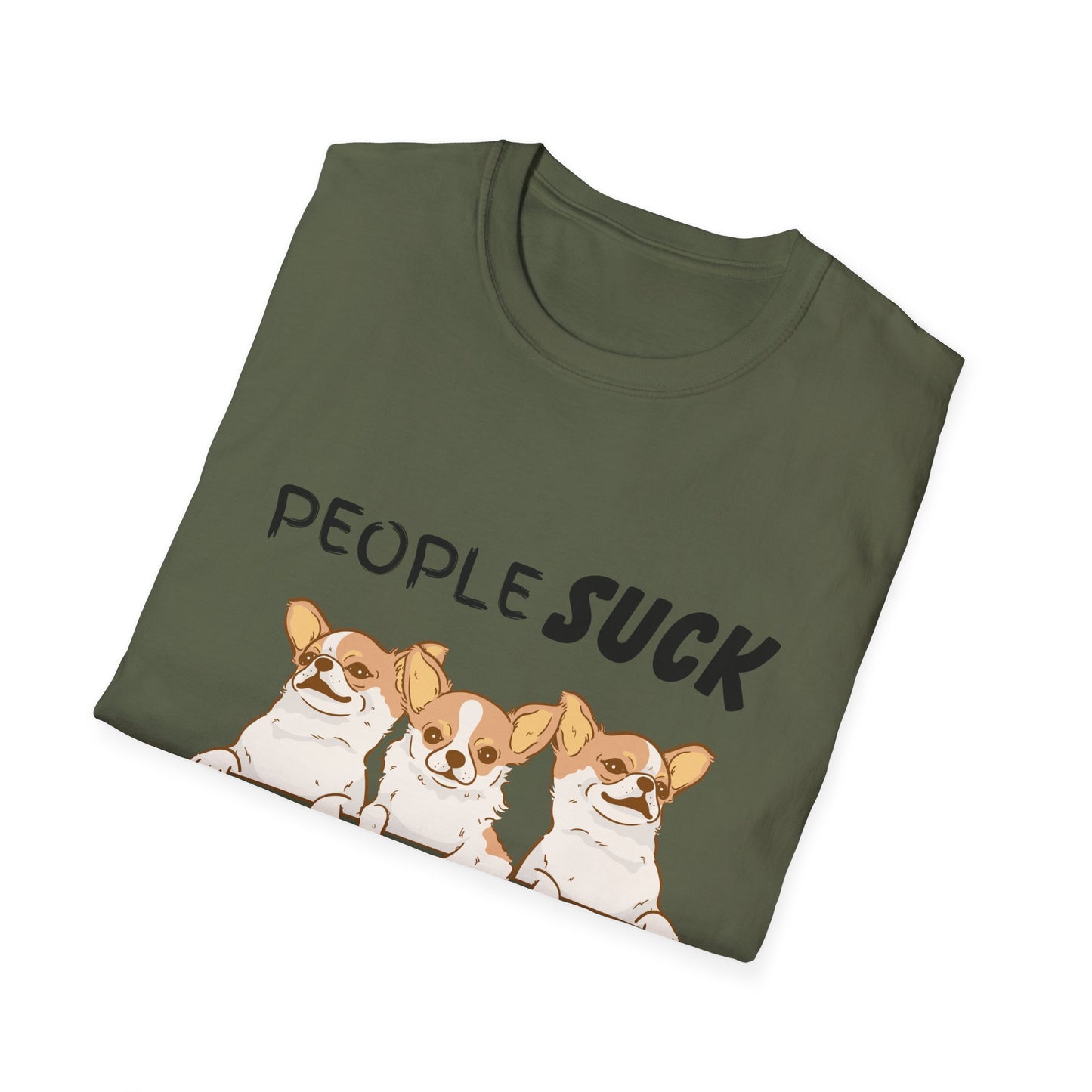 People Suck Chihuahuas Help Unisex T-Shirt, Sarcastic Dog Lover Tee, Animal Humor, Dog Rescue Shirt, Pet Owner Gift, Chihuahua T-Shirt