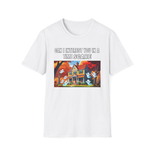 Ghosts Time Scare Funny Halloween T-Shirt