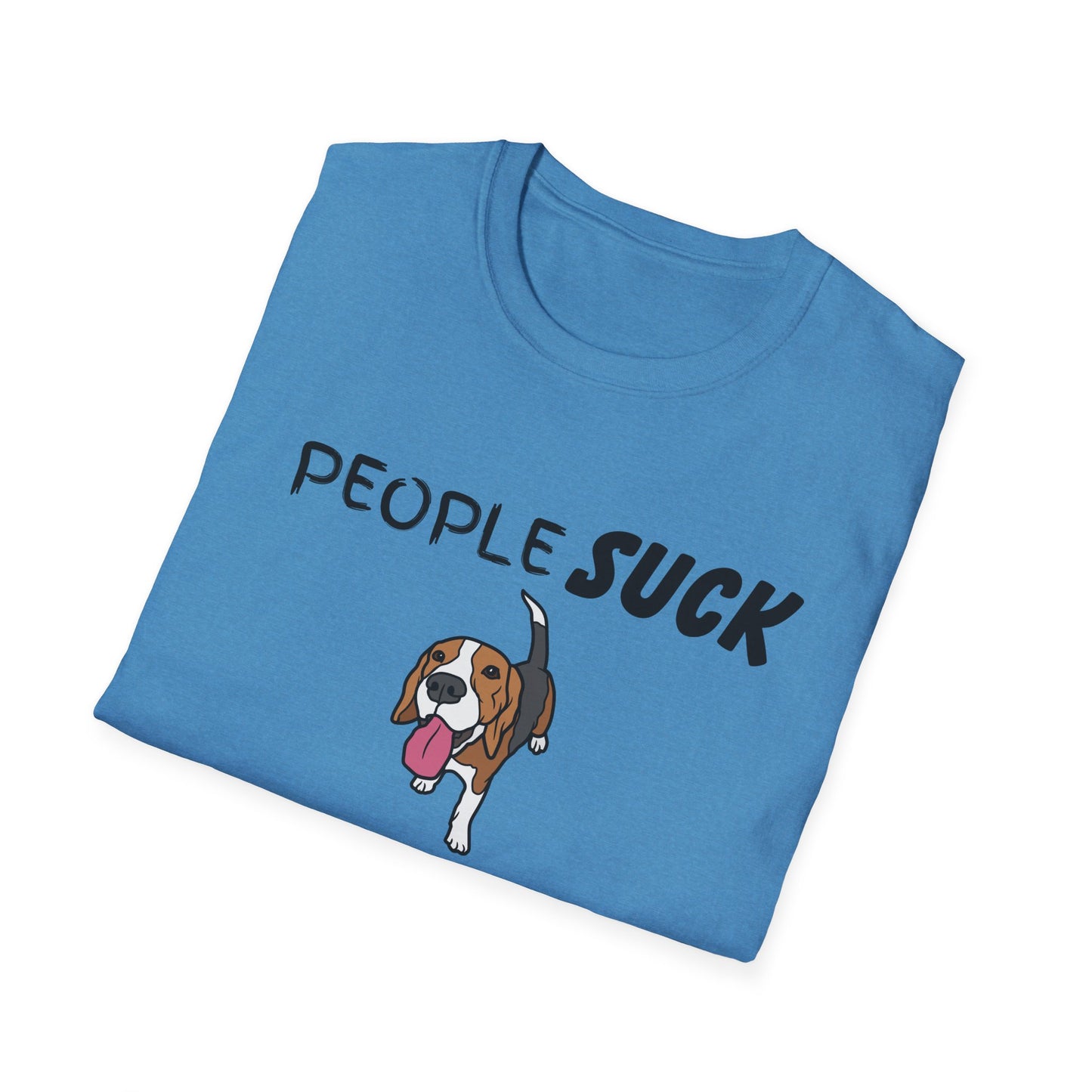 People Suck Beagles Help Unisex T-Shirt, Sarcastic Dog Lover Tee, Animal Humor, Dog Rescue Shirt, Pet Owner Gift, Beagle T-Shirt, Beagle Tee