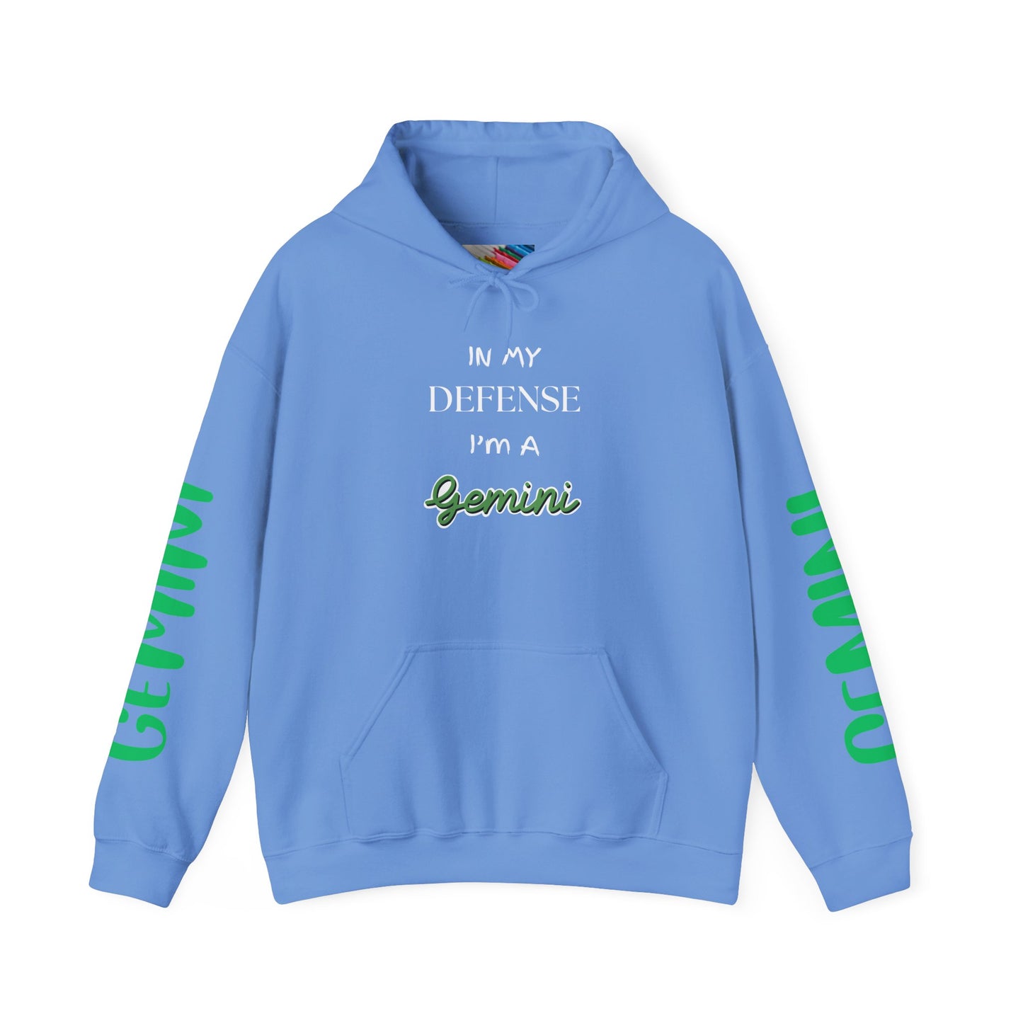 Gemini Double Trouble Fun Hoodie, Zodiac Gift, Astrology Pullover, Dual Personality Sweatshirt, Astrological Sign Apparel, Unique Apparel