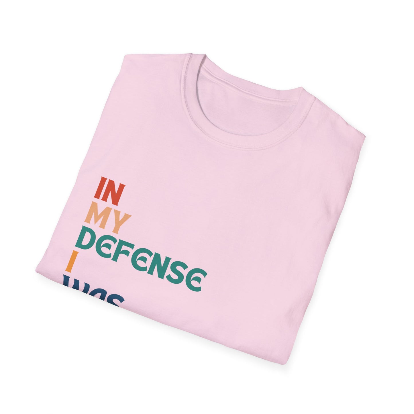 In My Defense I Was Left Supervised Retro Style Unisex T-Shirt, Funny Graphic Tee, Vintage Inspired Top, Novelty T-Shirt, Humorous T-Shirt
