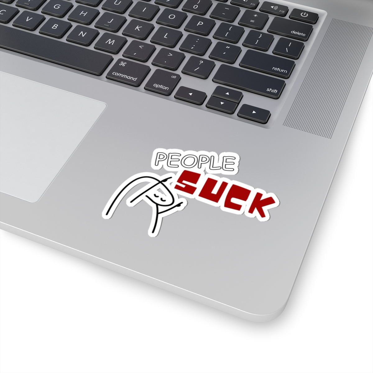People Suck Kiss-Cut Sticker