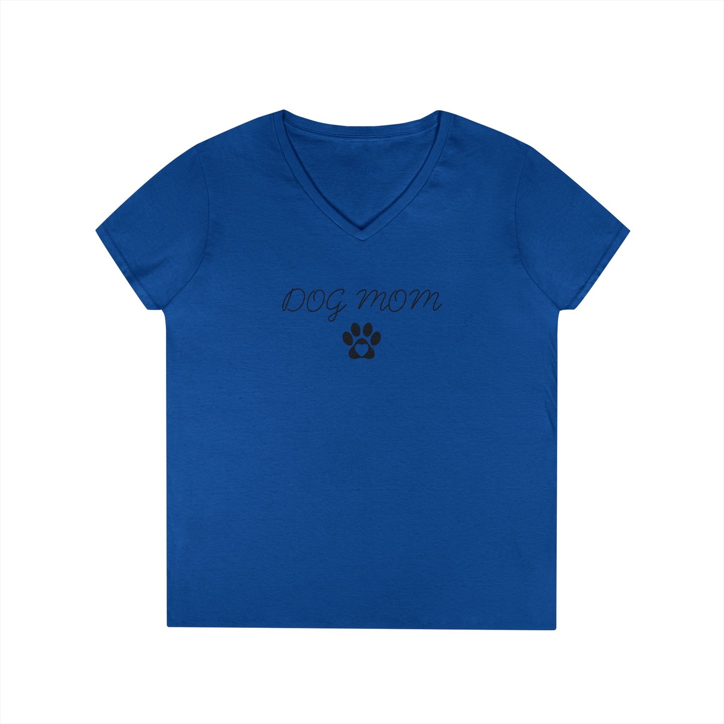 Dog Mom V-Neck T-Shirt