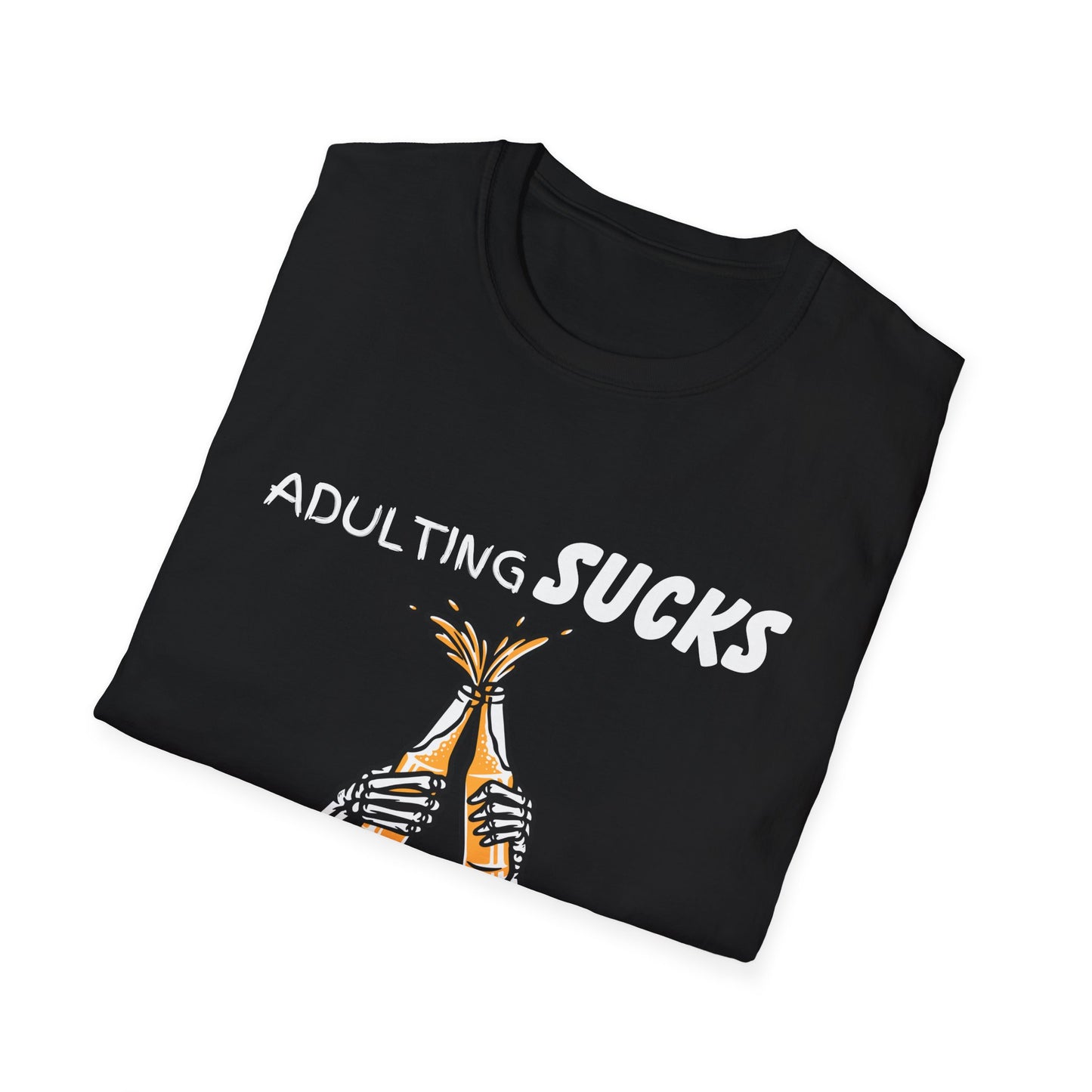 Adulting Sucks Beer Helps T-Shirt