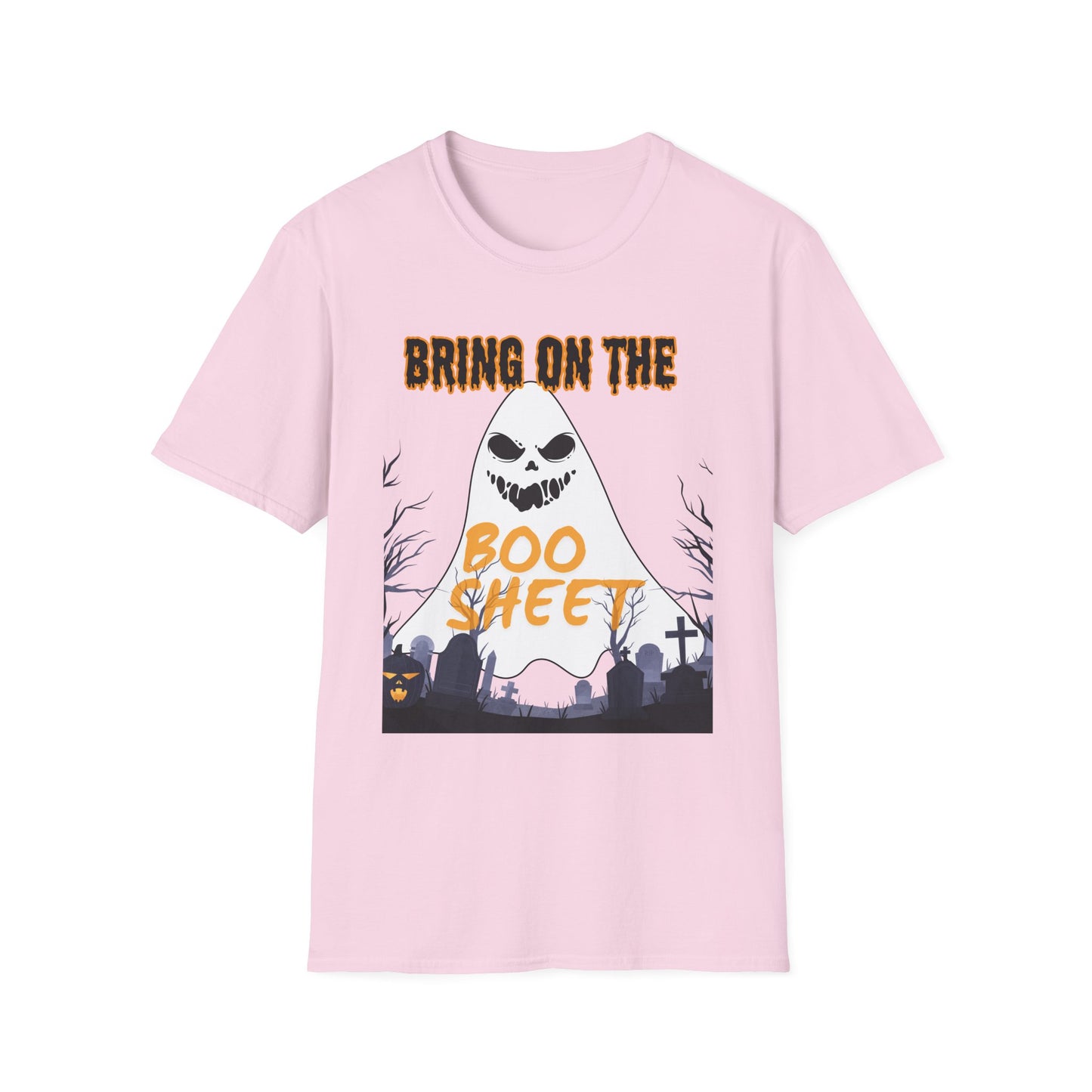 Bring On The Boo Sheet Funny Halloween T-Shirt