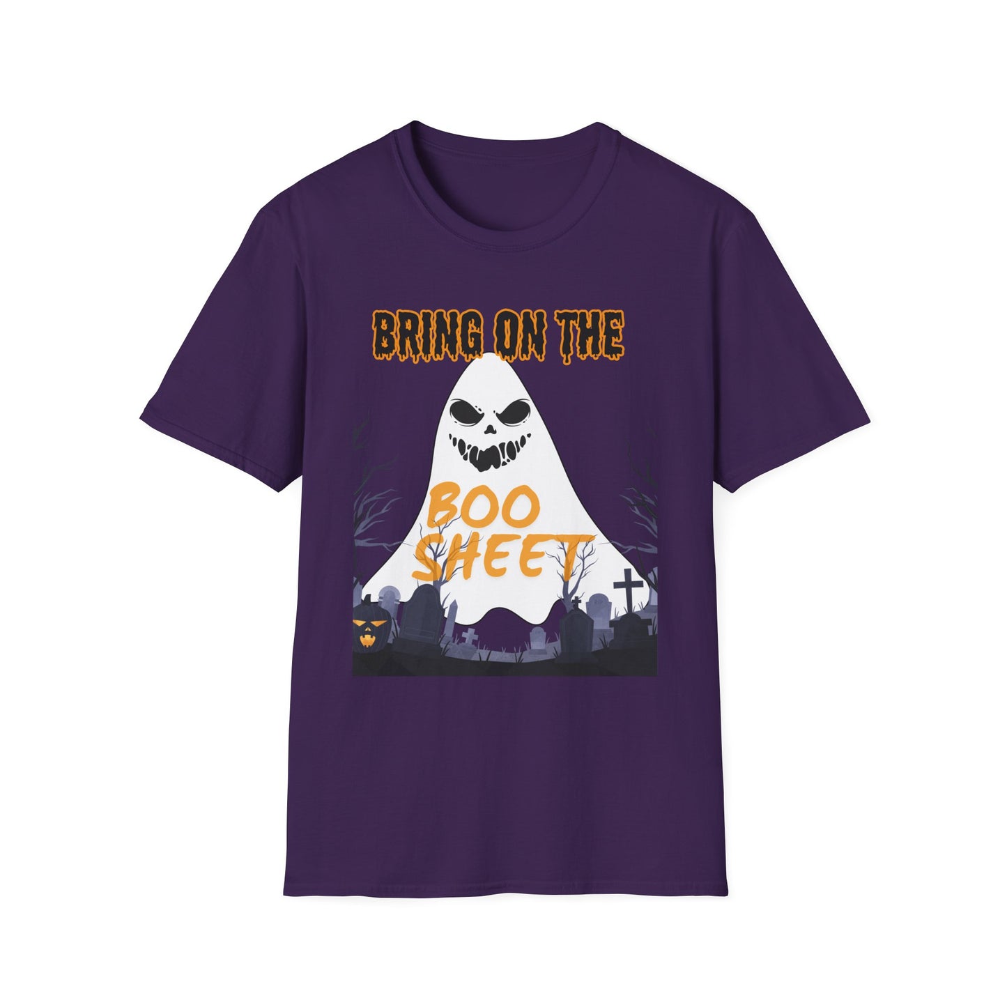 Bring On The Boo Sheet Funny Halloween T-Shirt
