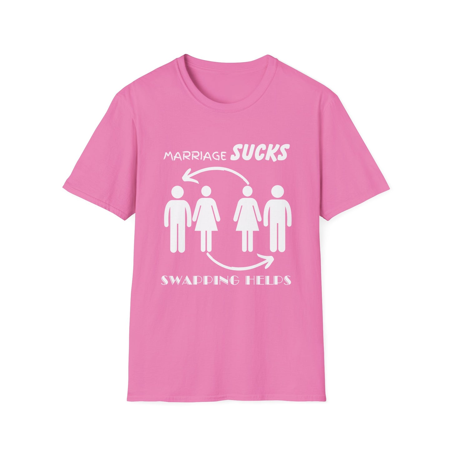 Marriage Sucks Swapping Helps Shirt, Adult Humor T-Shirt, Sarcastic Gift, Shirts for Adults, Swinging, Couple's Humor, Anniversary Gift