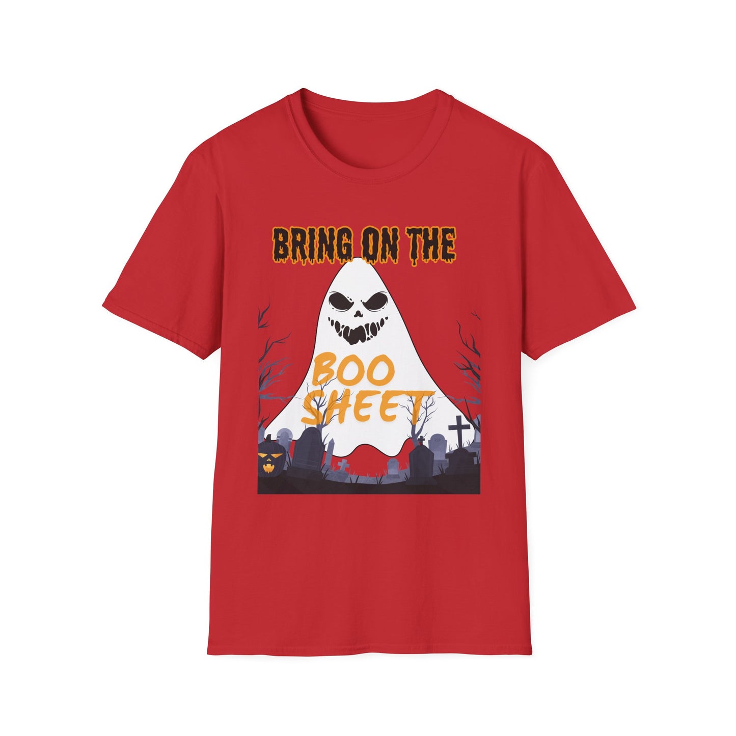 Bring On The Boo Sheet Funny Halloween T-Shirt